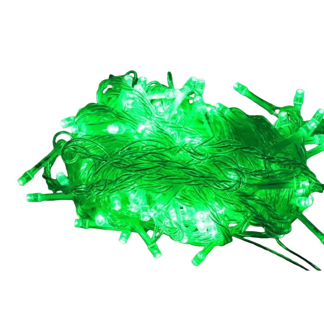 Green luminous string of lights, 5-meter string of 20 warm white decorative lights, festive atmosphere pendant Item Picture