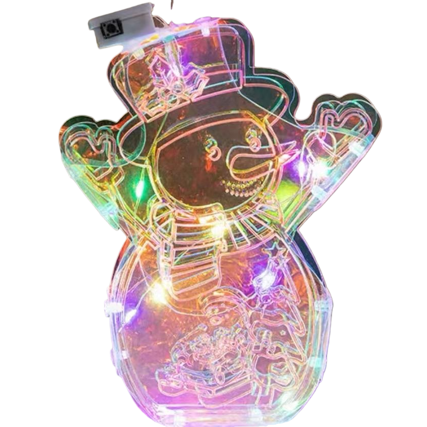 مصابيح الثلج المضيئة على شكل أزياء عيد الميلاد Item Picture