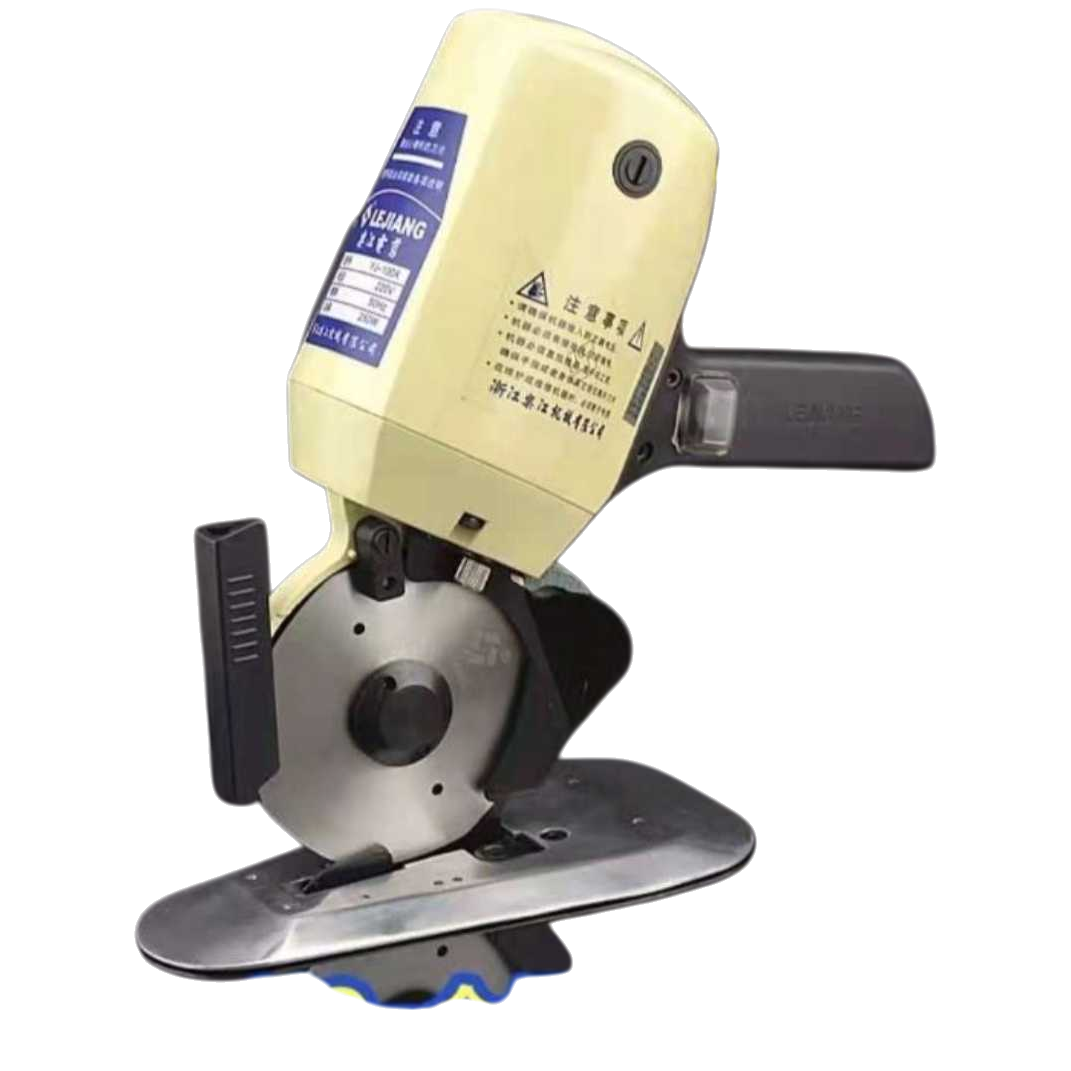 The YJ-100A electric circular knife cutting machine is an industrial-grade automatic circular knife cutting equipment Item Picture