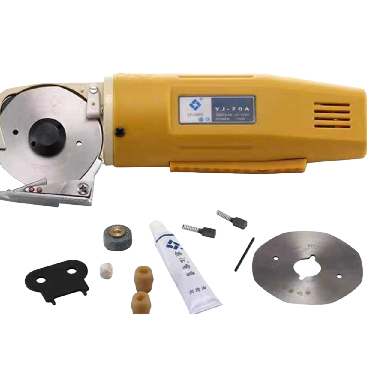 The YJ-70 type circular blade cutting machine is an industrial-grade automatic feeding circular blade cutting equipment Item Picture