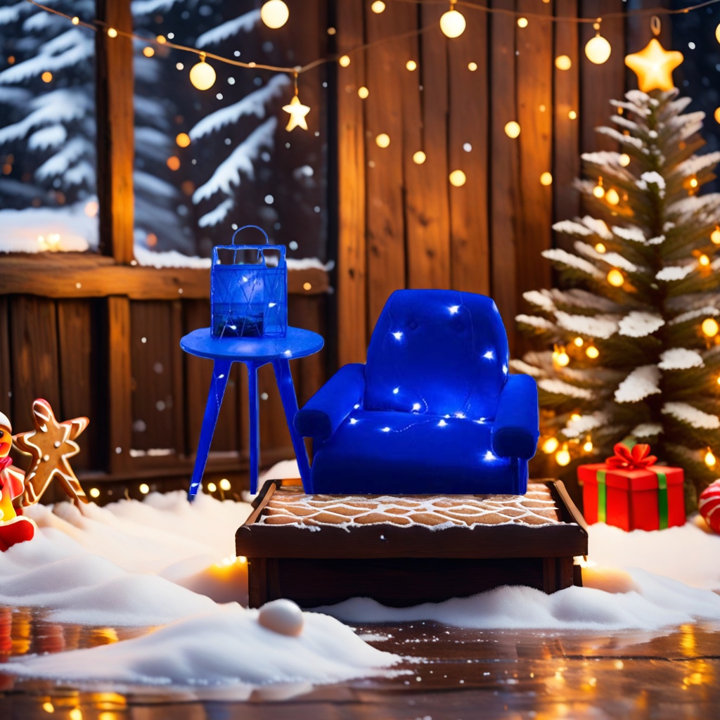 Blue light decorative string, bedroom atmosphere, window decoration, festive atmosphere decoration Specification image