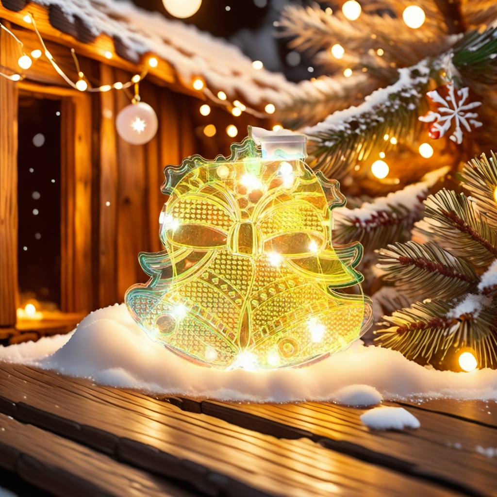 Luminous Christmas bell decorations, festival pendants, home ornaments, party decorations Application Scenario