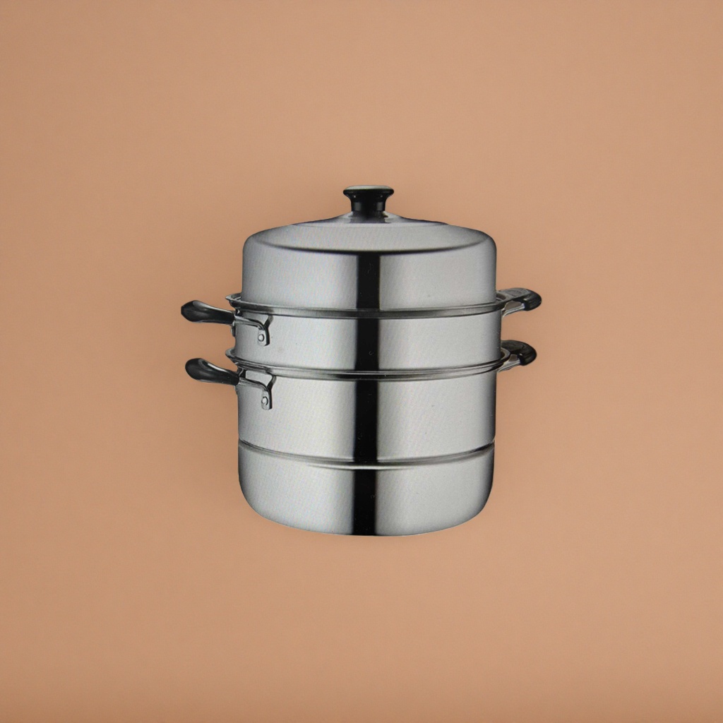 Three-layer steamer, stainless steel household multi-functional cooking pot, thick-bottomed anti-overflow pot Application Scenario