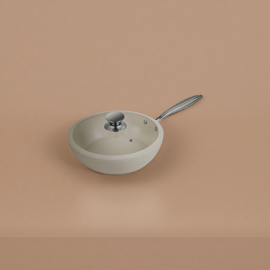 Non-stick frying pans, household flat pans, kitchen cooking pans, gas stoves and induction cookers are all compatible details Picture