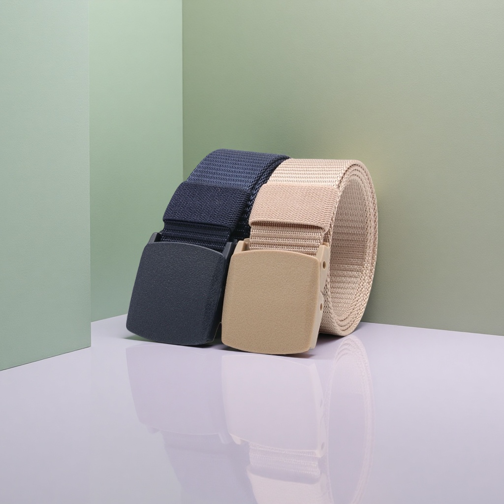 The fabric belt is fashionable, versatile and adjustable details Picture