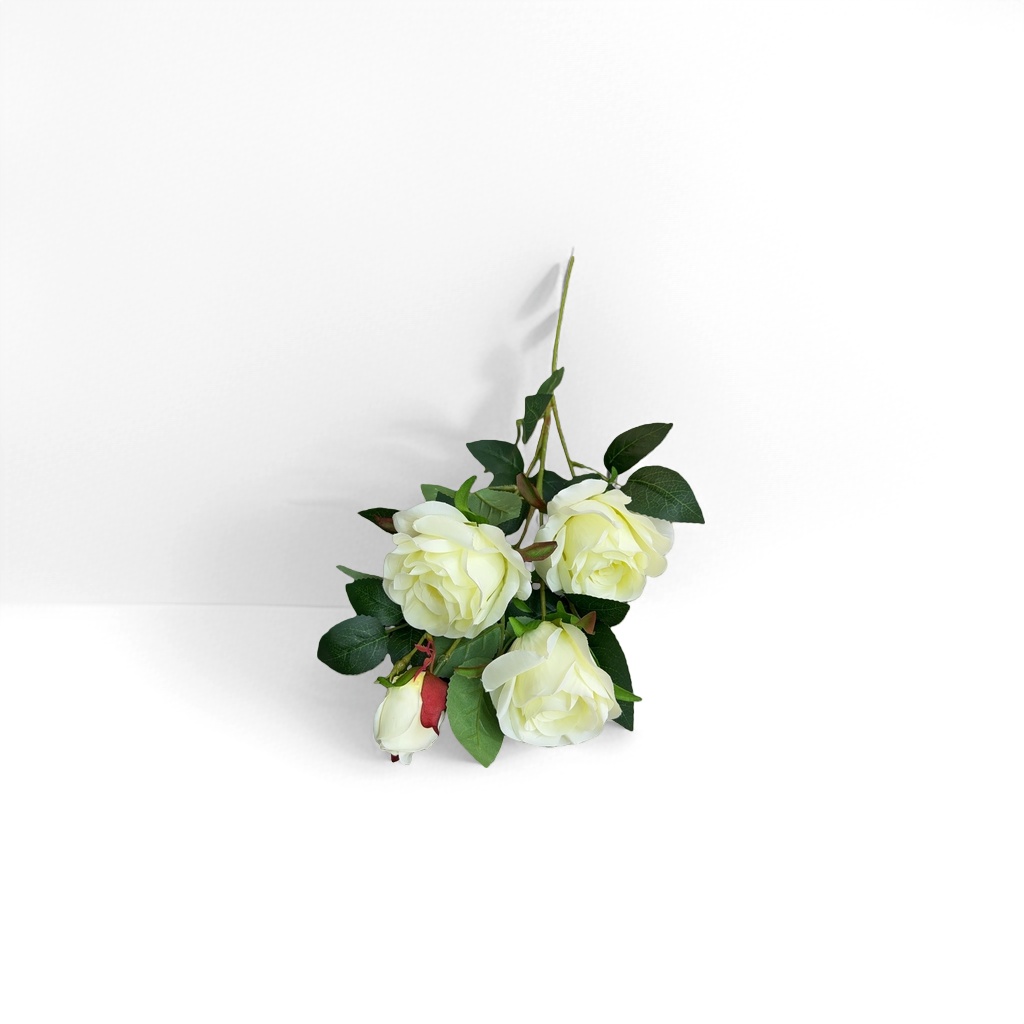 白色玫瑰花束 鲜花配送生日求婚结婚庆典用产品图
