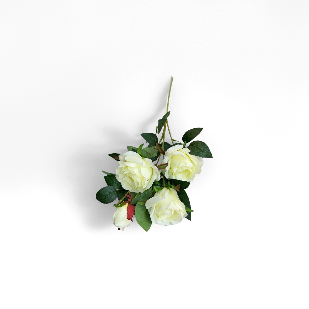 白色玫瑰花束 鲜花配送生日求婚结婚庆典用图