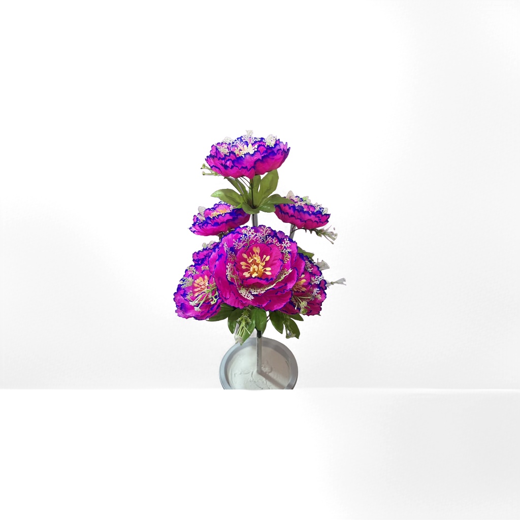 人造花花朵仿真绢布材质客厅卧室装饰摆件细节图