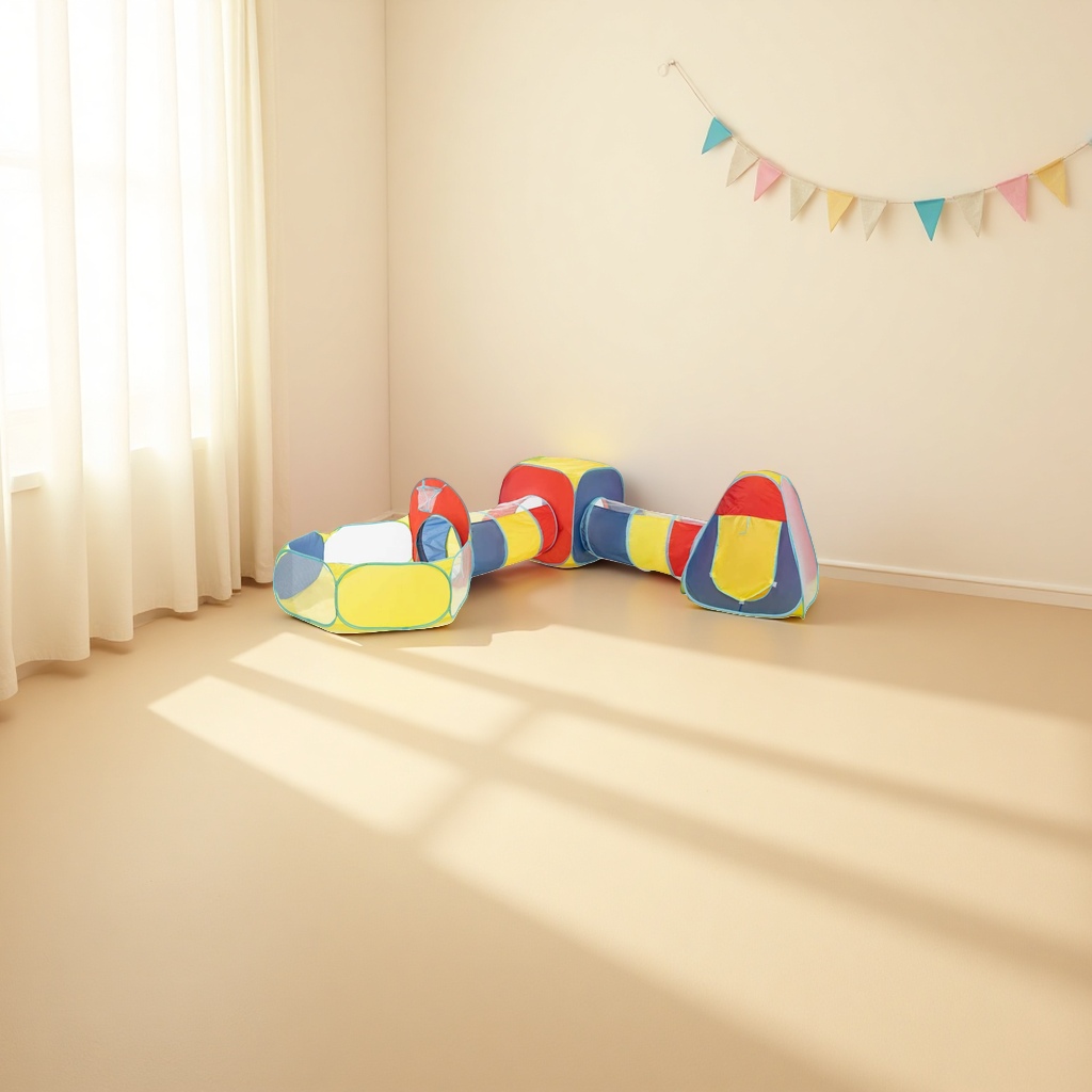 خيام الأطفال الملونة تُستخدم في الألعاب المنزلية المحمولة للأطفال Specification image