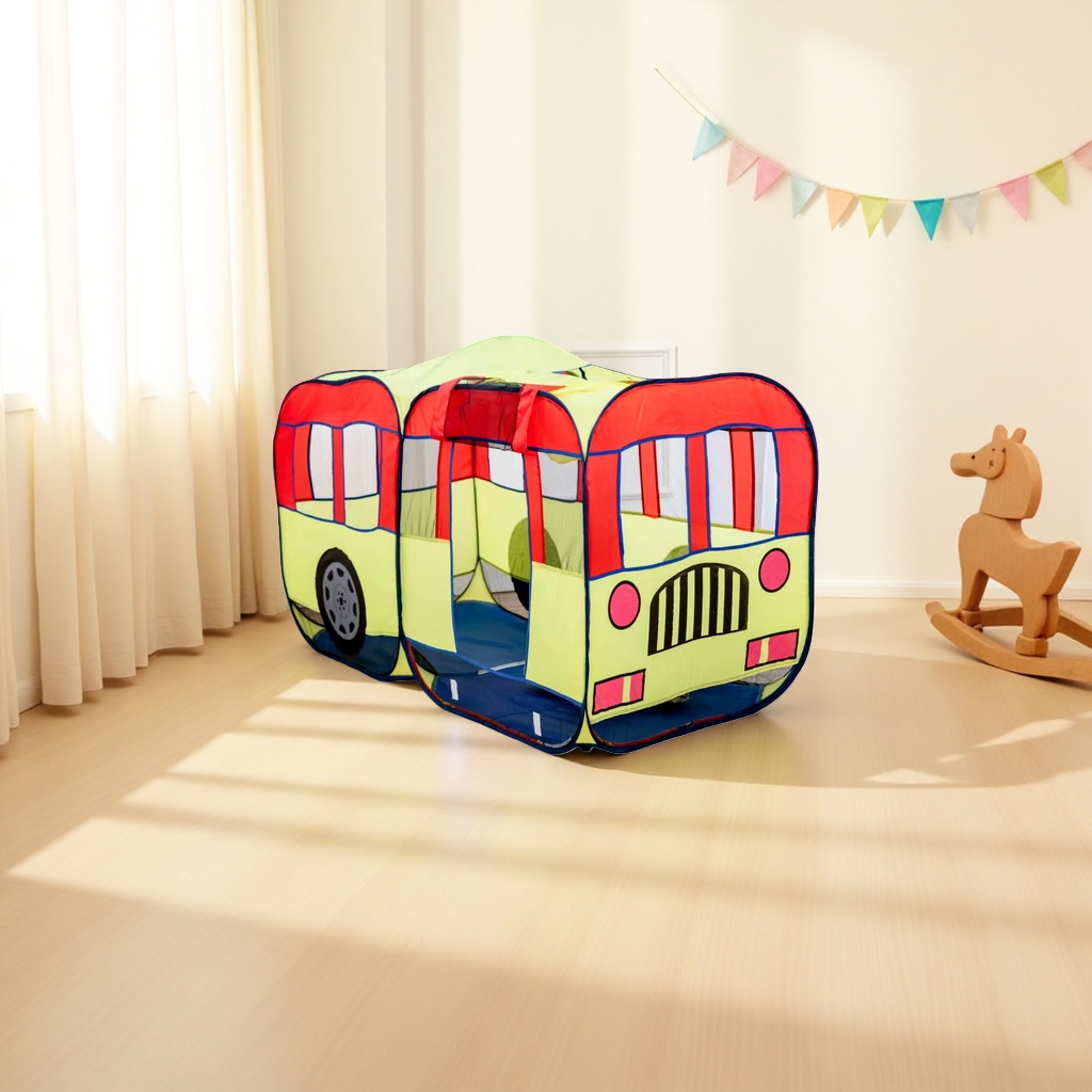 Children's toy car tent, foldable and portable, outdoor and indoor play house