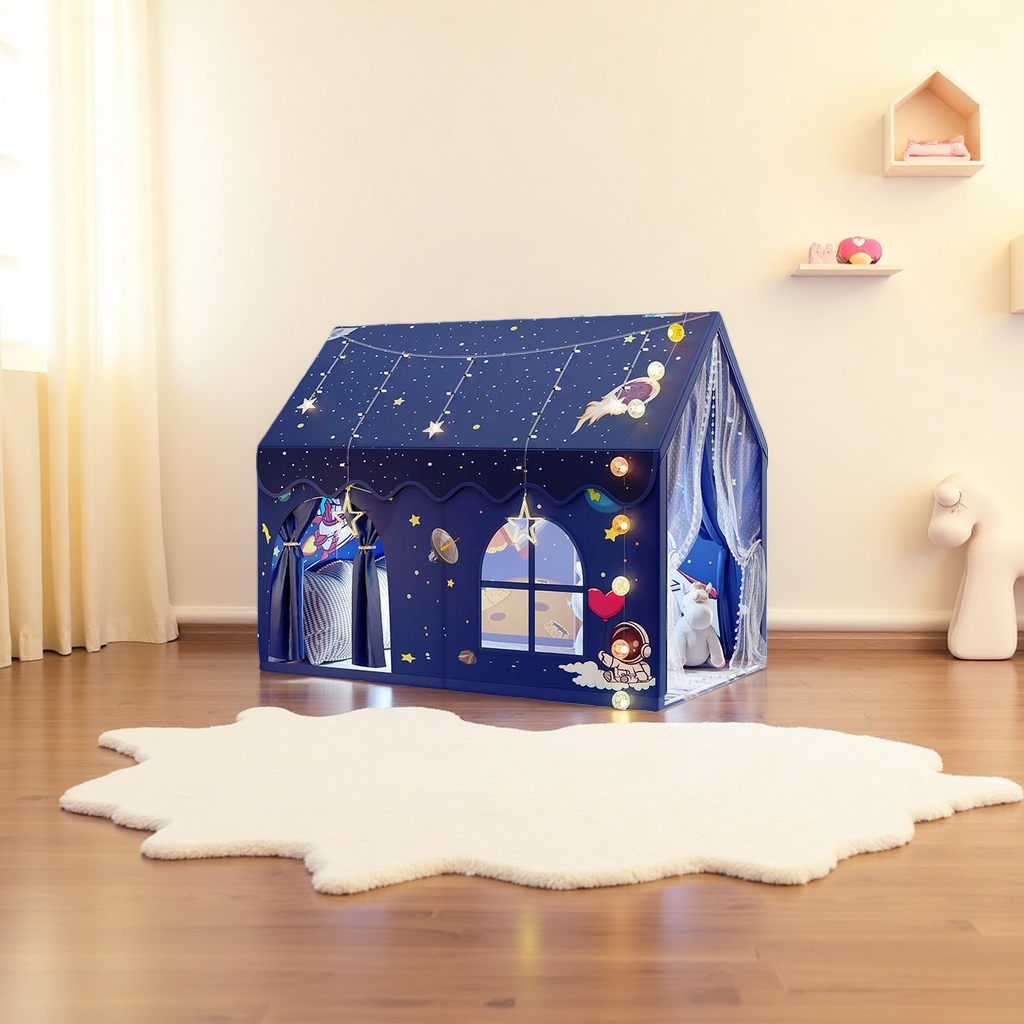 Children's tent, foldable and portable, baby play house, anti-tipping, safe, environmentally friendly and odorless Application Scenario
