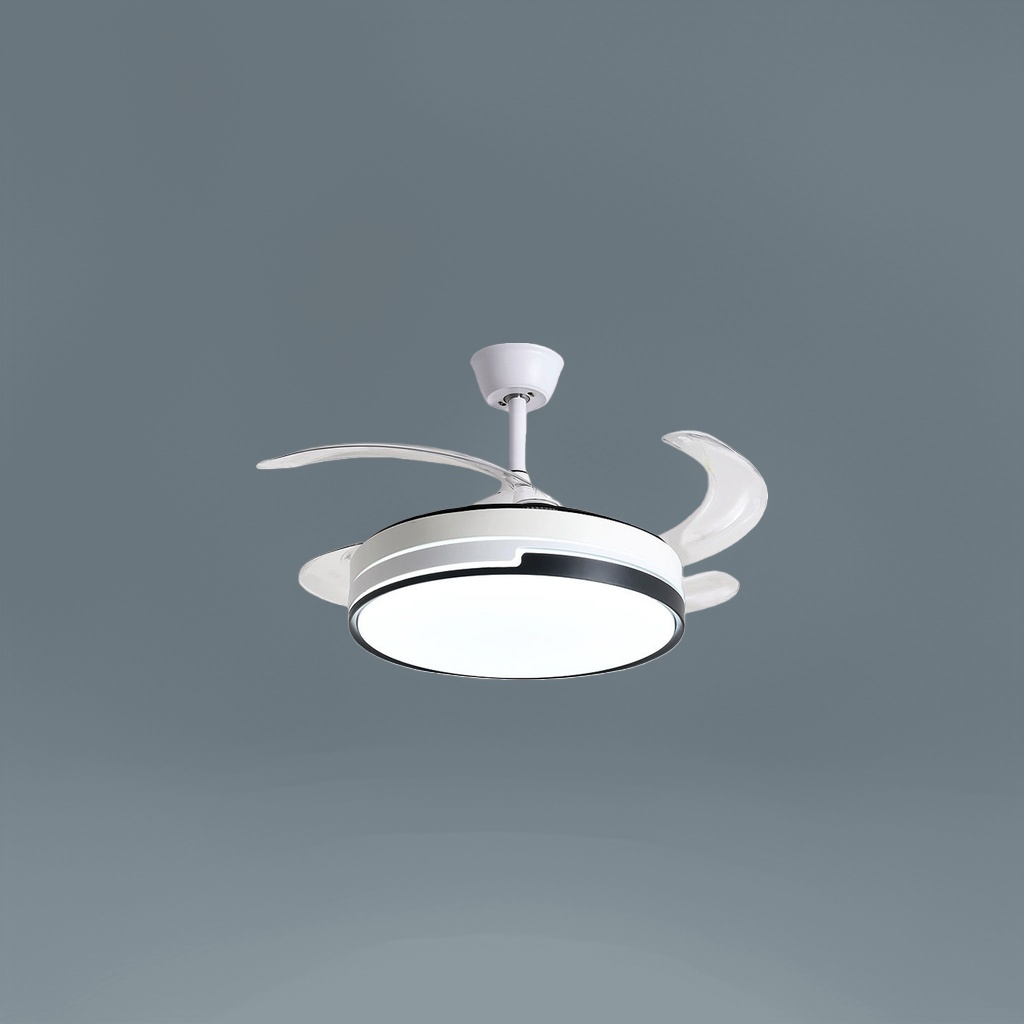 现代风格吊扇灯 静音节能客厅卧室两用 Ceiling Fan Light