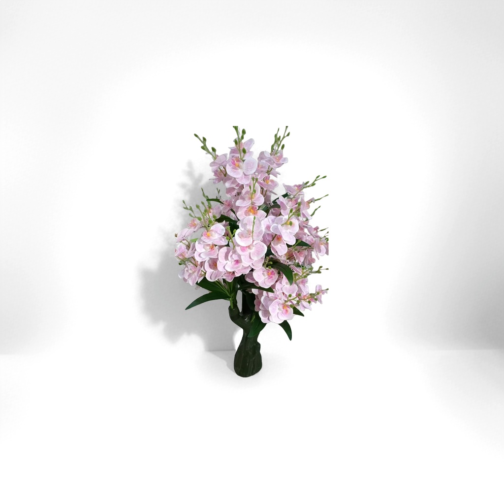 粉色兰花花束 鲜花配送生日礼物情人节手捧花婚礼布置细节图