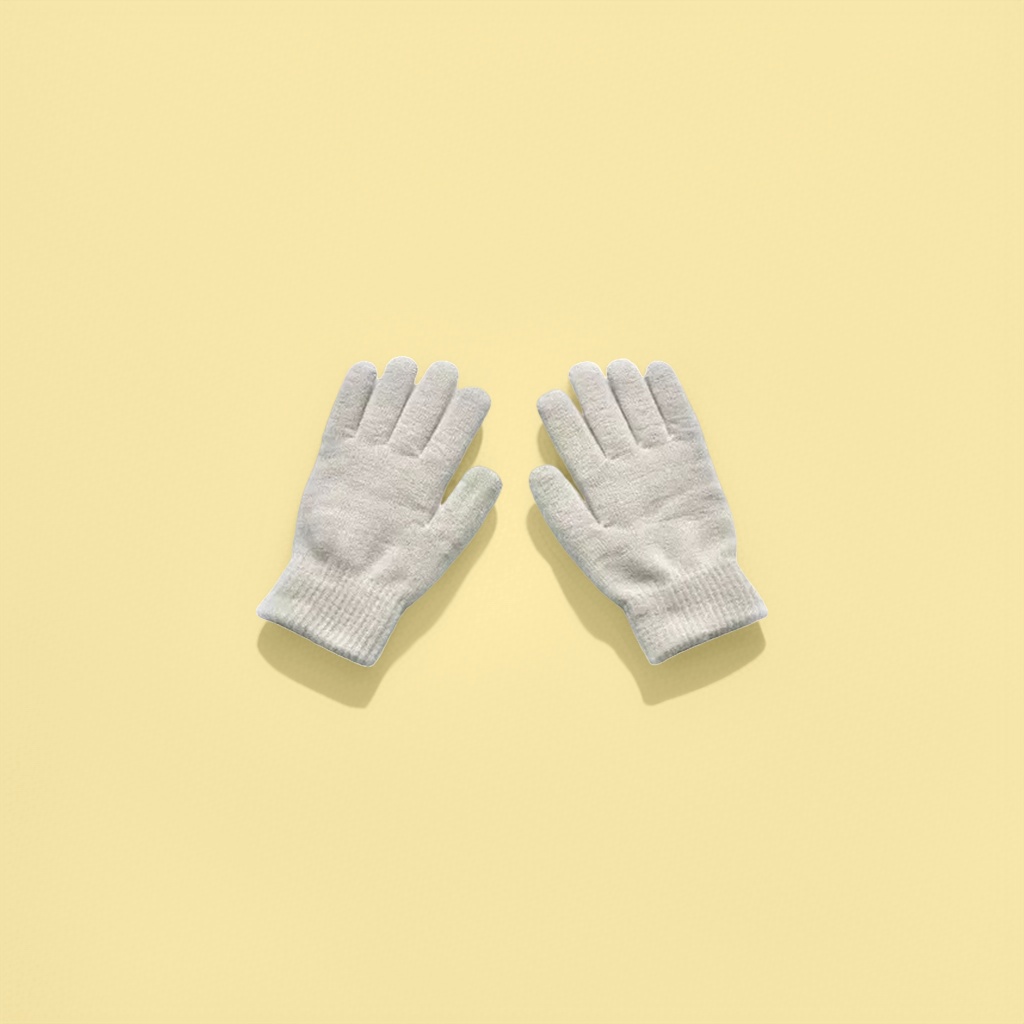White pure cotton gloves for both men and women, anti-slip and breathable, daily labor protection work gloves details Picture