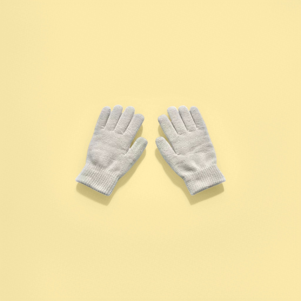 White pure cotton gloves for both men and women, anti-slip and breathable, daily labor protection work gloves