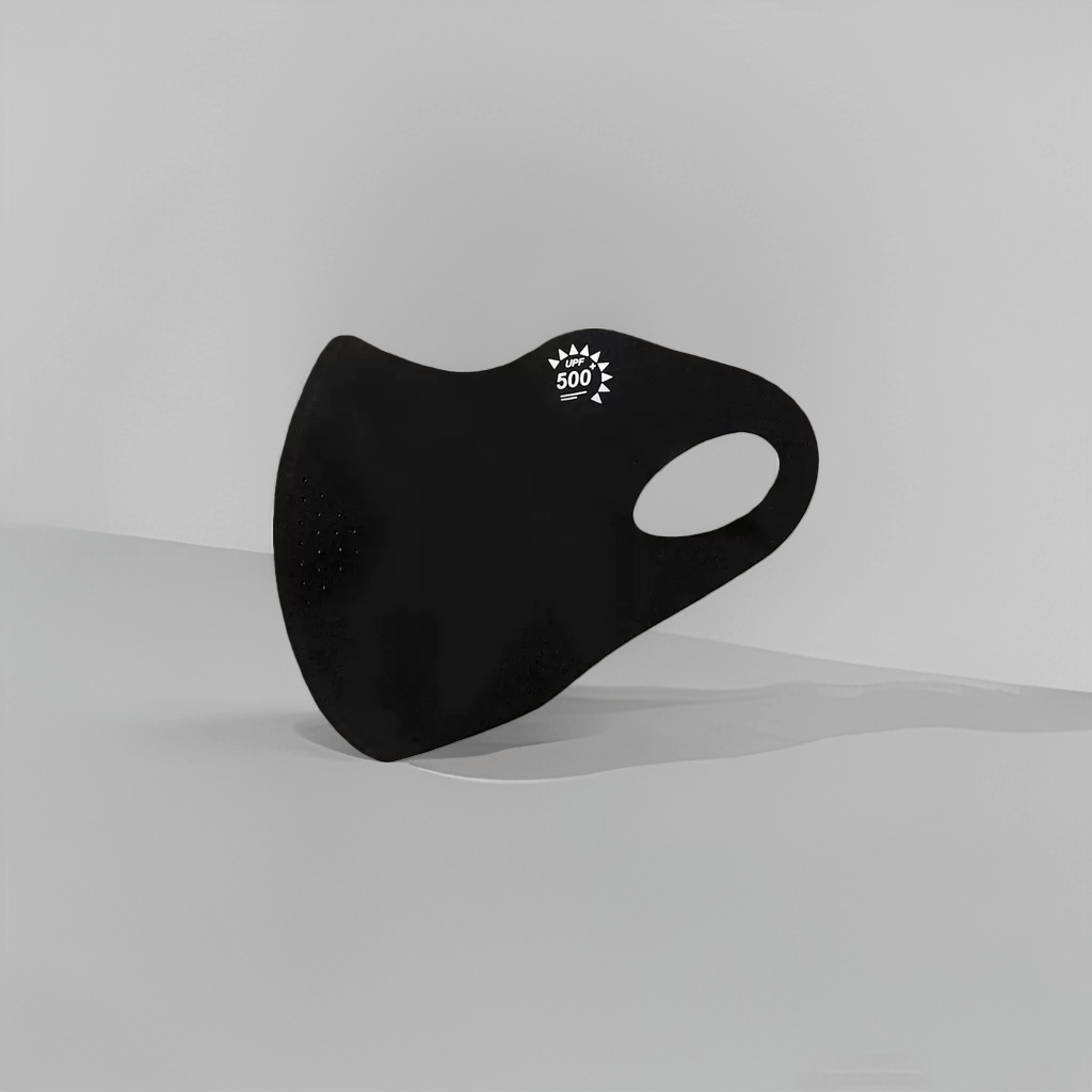 Máscara solar negra cuerpo respirable pro piel protección uv UPF50+ especial para ciclismo al aire libre de verano