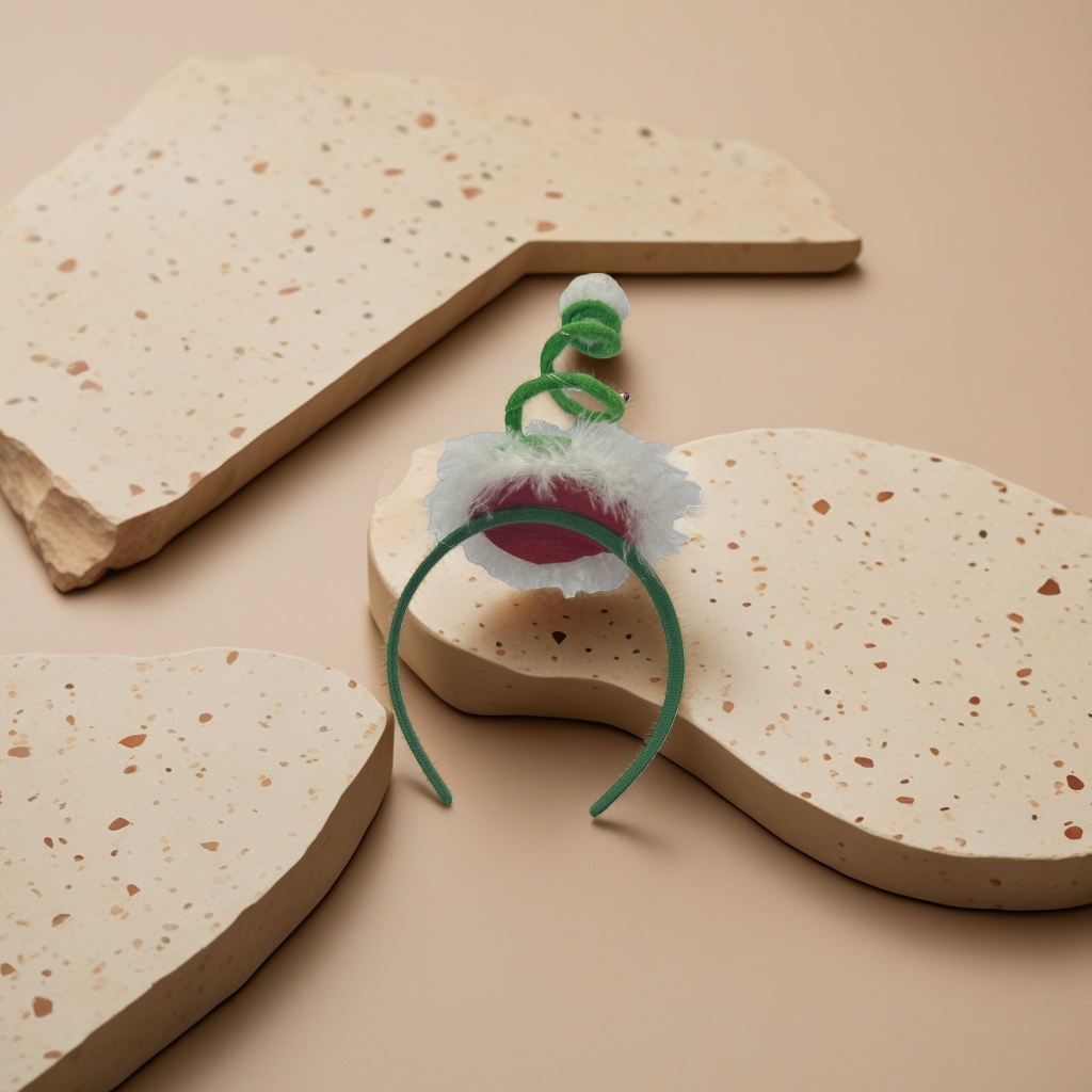Christmas-themed hairbands, cute plush reindeer antler hairbands, suitable for both girls and adults Specification image