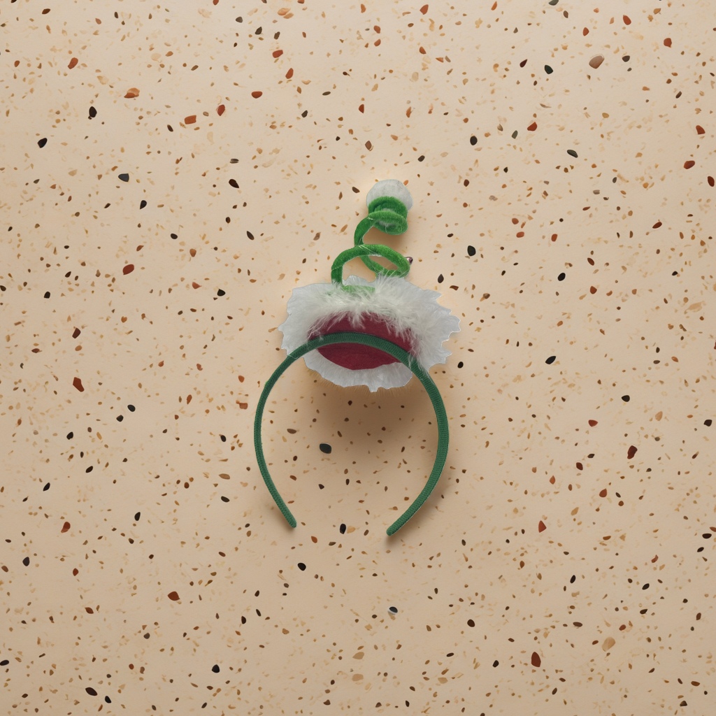 Christmas-themed hairbands, cute plush reindeer antler hairbands, suitable for both girls and adults details Picture
