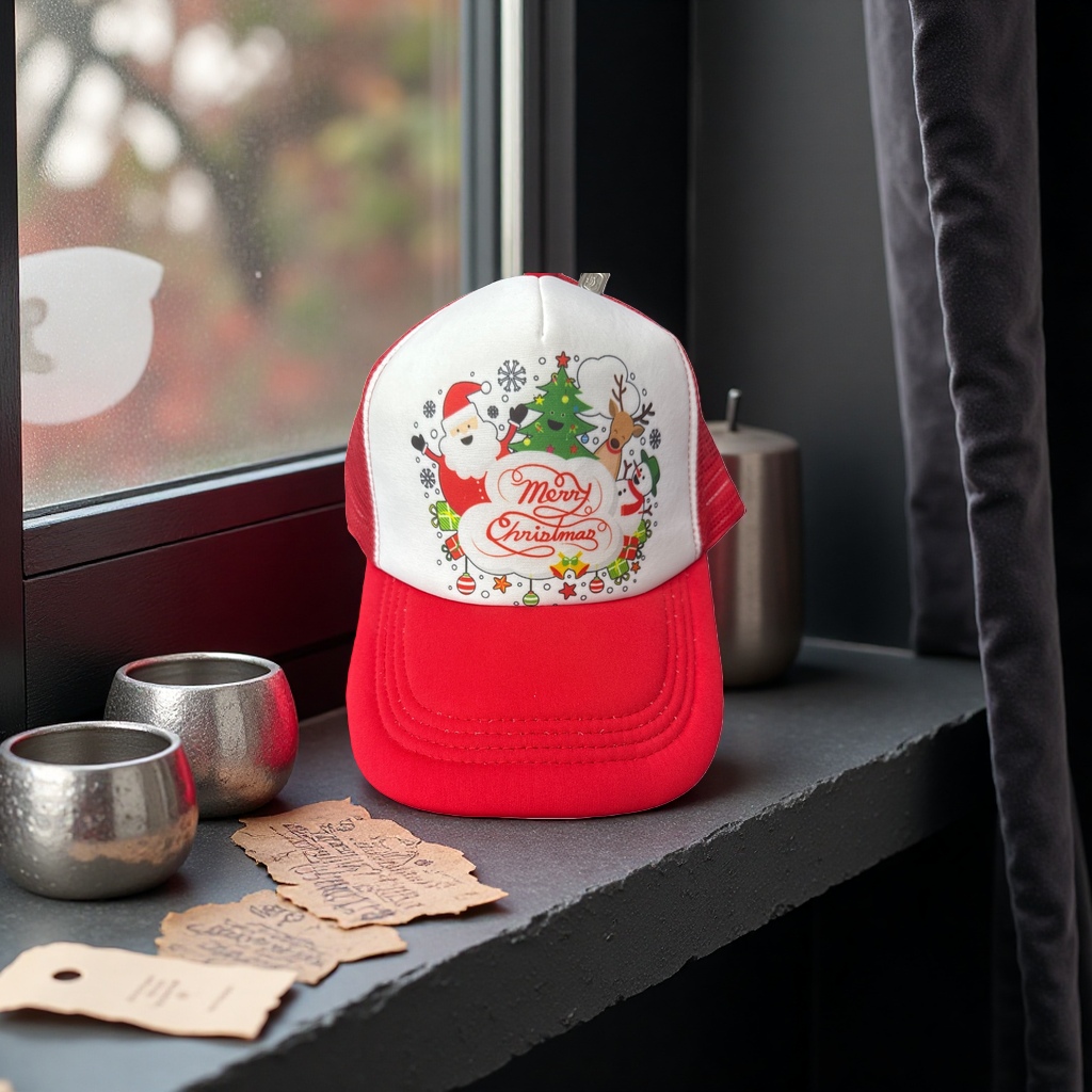 Christmas-themed woolen hat, warm knitted top hat, and festive party decorative hat Specification image