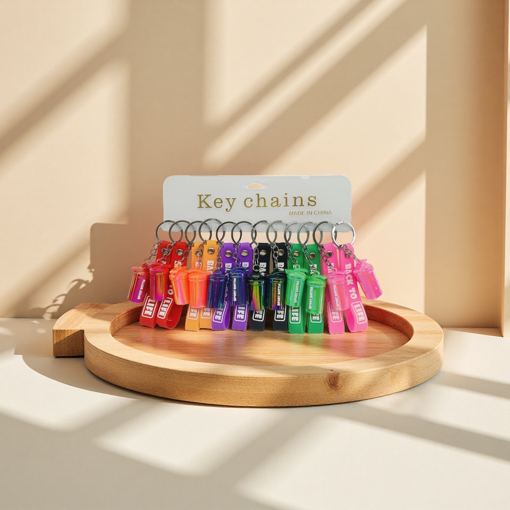 Colorful keychains, key pendants, personalized and creative small items, portable and durable