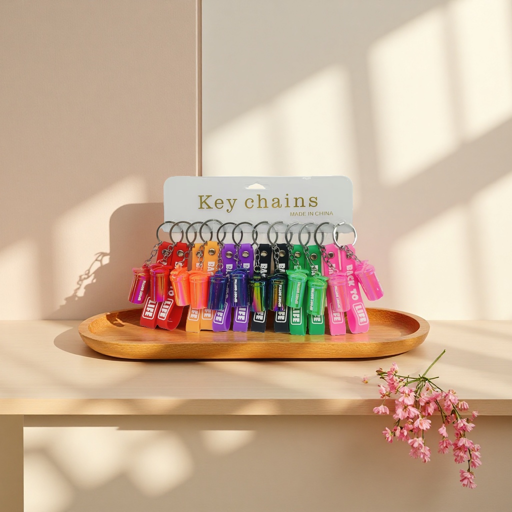 Colorful keychains, key pendants, personalized and creative small items, portable and durable details Picture