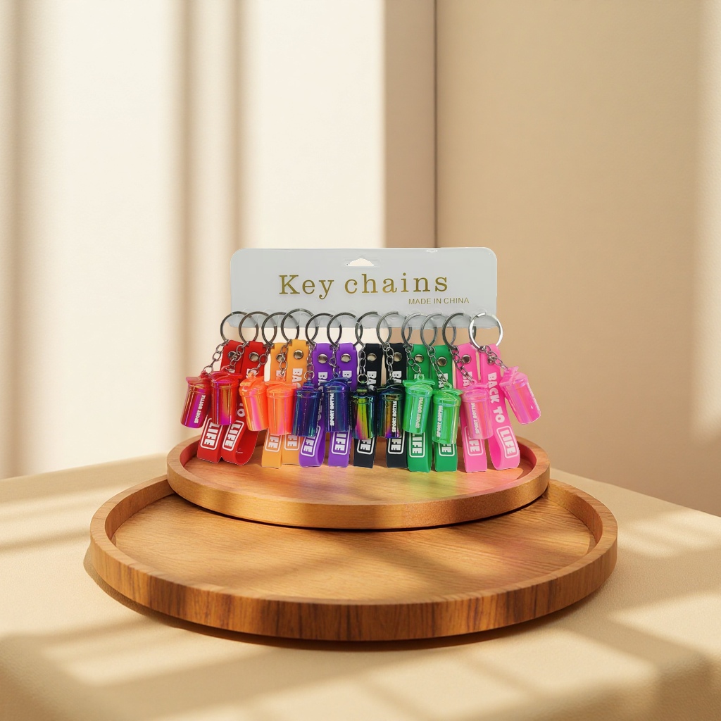 Colorful keychains, key pendants, personalized and creative small items, portable and durable Application Scenario