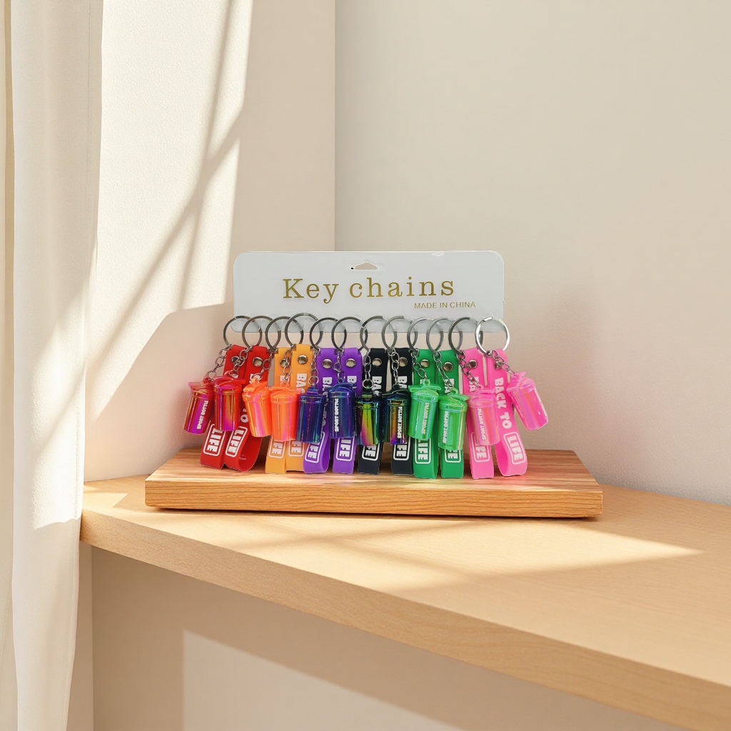 Colorful keychains, key pendants, personalized and creative small items, portable and durable Specification image