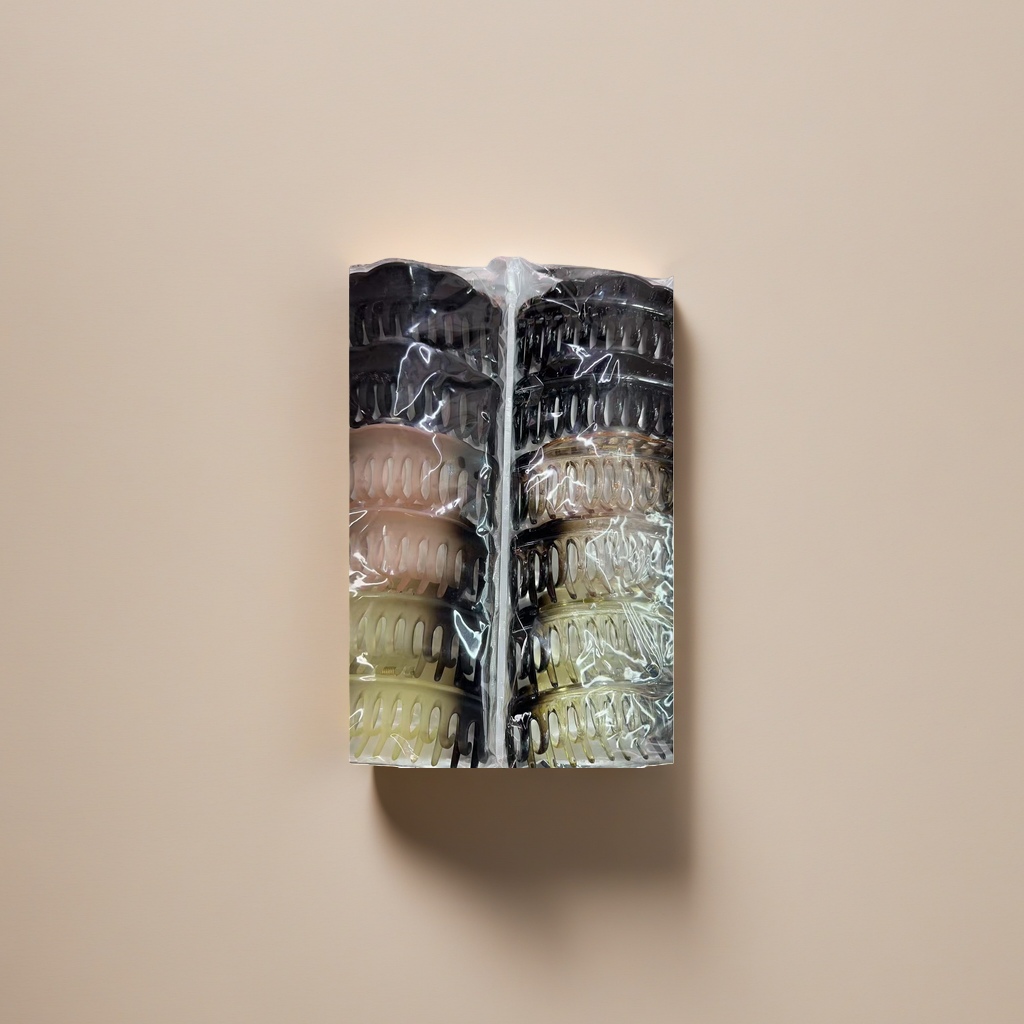 A pair of fashionable and simple hair clips with a metallic texture and anti-slip hair accessory Application Scenario