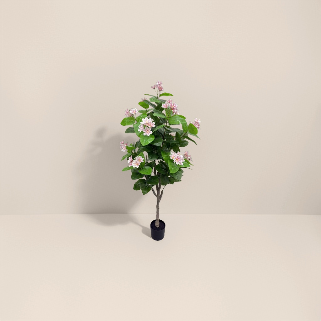 粉色花朵绿叶植物装饰画墙贴客厅卧室软装家居摆件