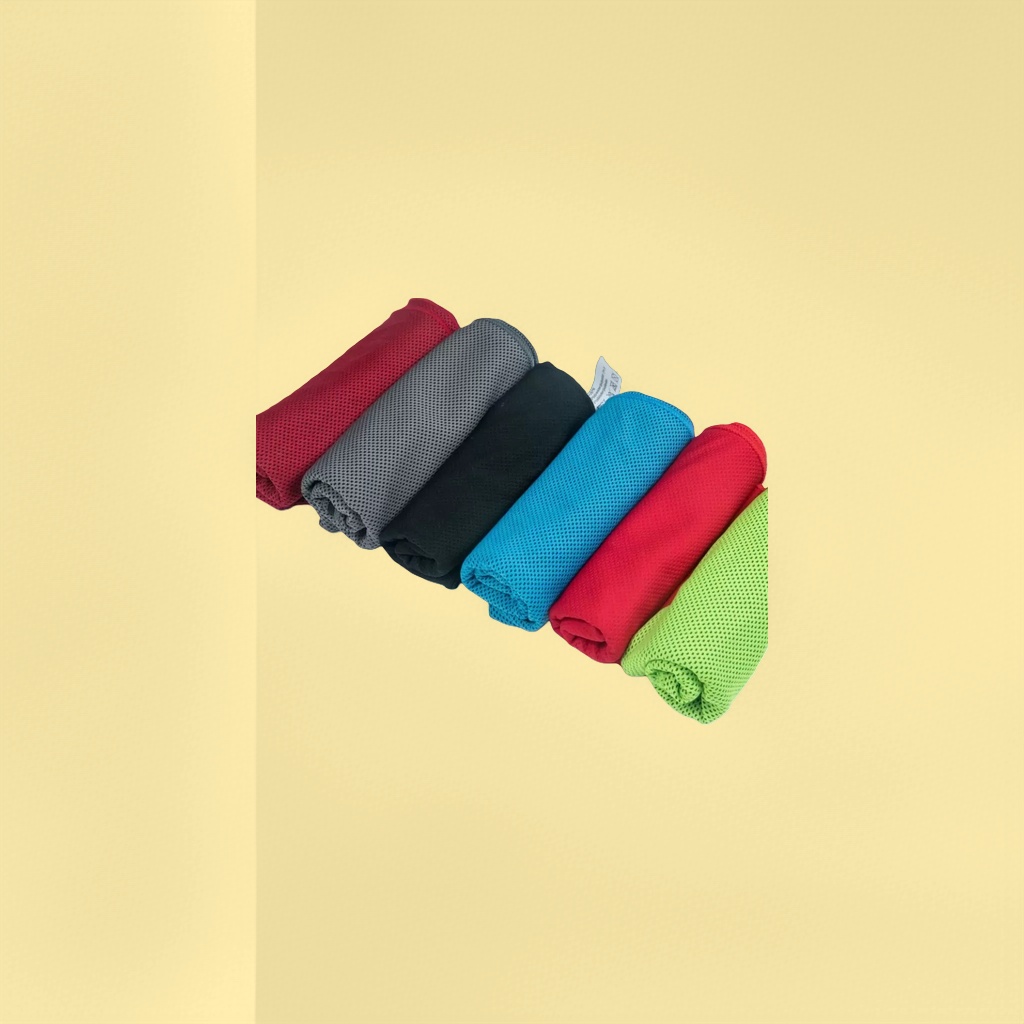 Tela de malla colorida toalla de hielo absorbente speed dry home fitness yoga toalla
