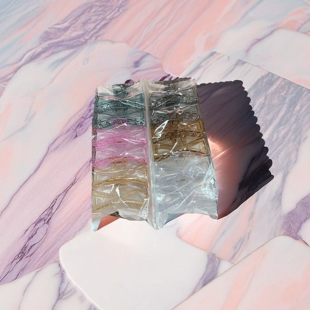 Colorful hair clips made of Korean alloy, anti-slip clips available in multiple colors for daily wear