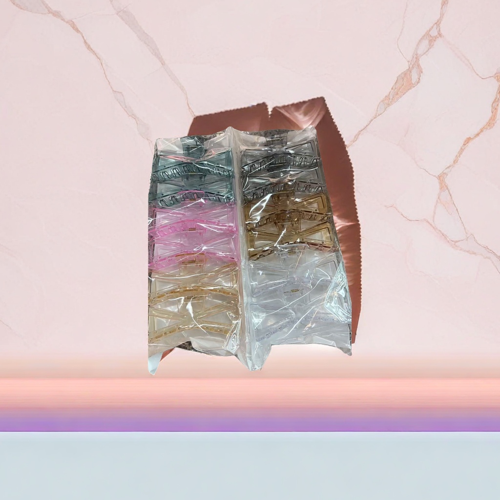 Colorful hair clips made of Korean alloy, anti-slip clips available in multiple colors for daily wear Application Scenario