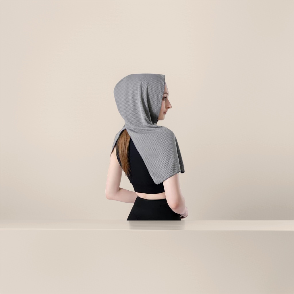 Summer cooling, cross-border cycling sun hats, sweat-absorbing and quick-drying cool towels, sports sun protection, cold-feeling headscarves that can be printed with logos Specification image