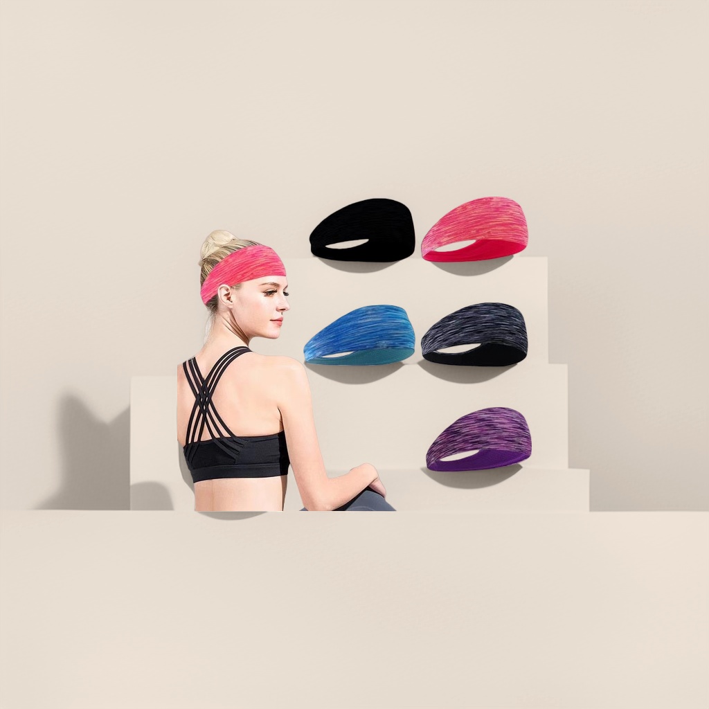 Diadema deportivo diadema absorbente antideslizante elástico transpirable unisex Specification image