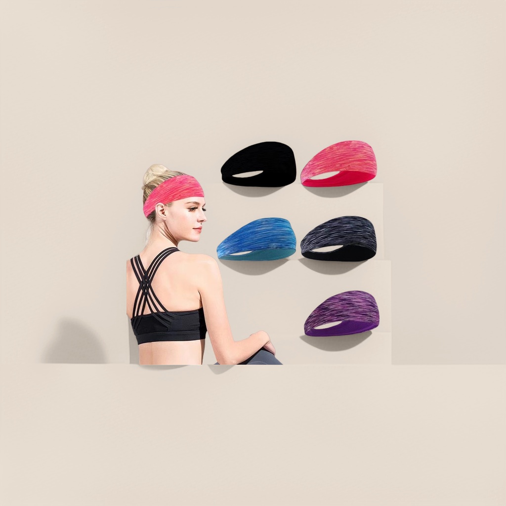 Diadema deportivo diadema absorbente antideslizante elástico transpirable unisex Application Scenario