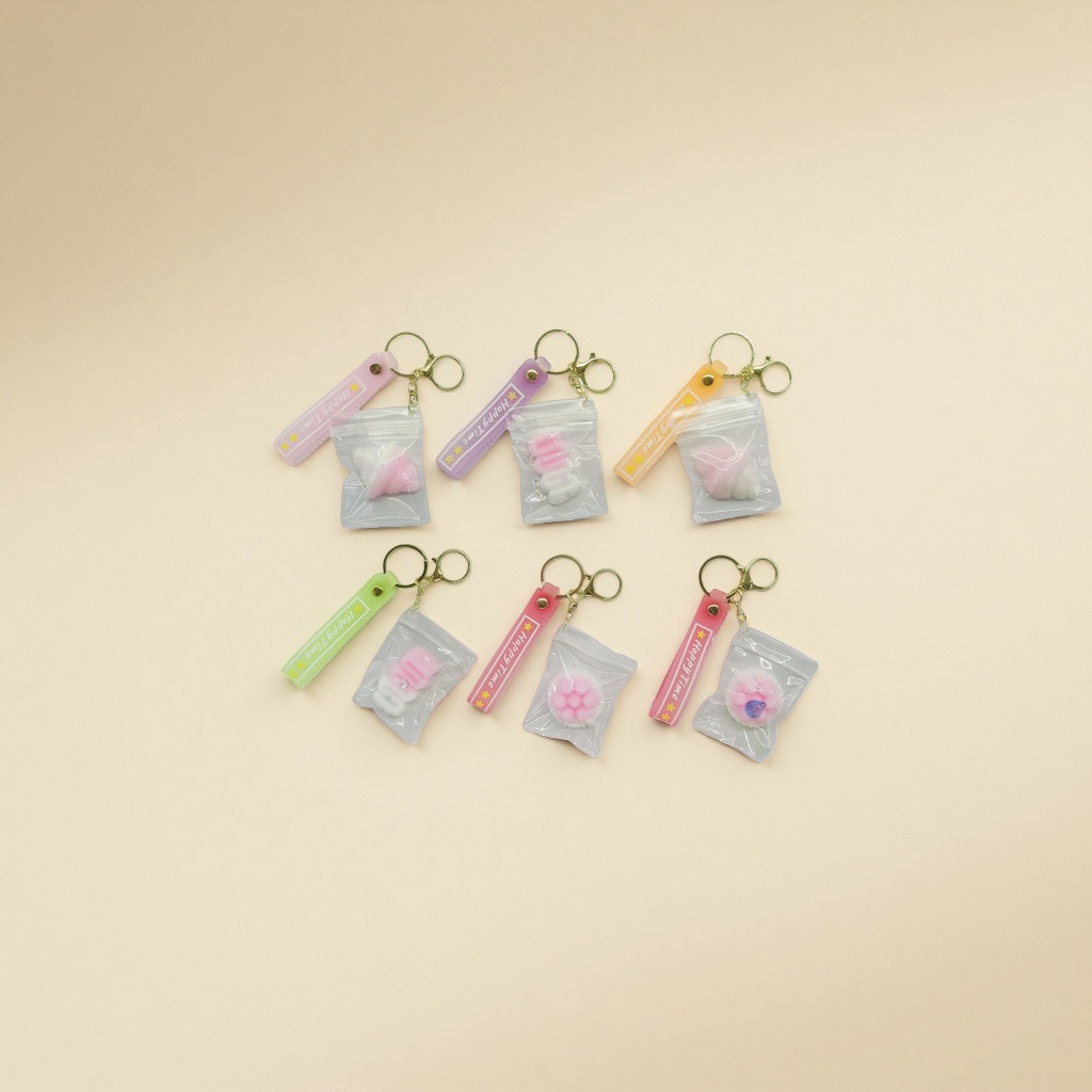 Colorful keychains, plush toys, cute pendants, portable small items Application Scenario