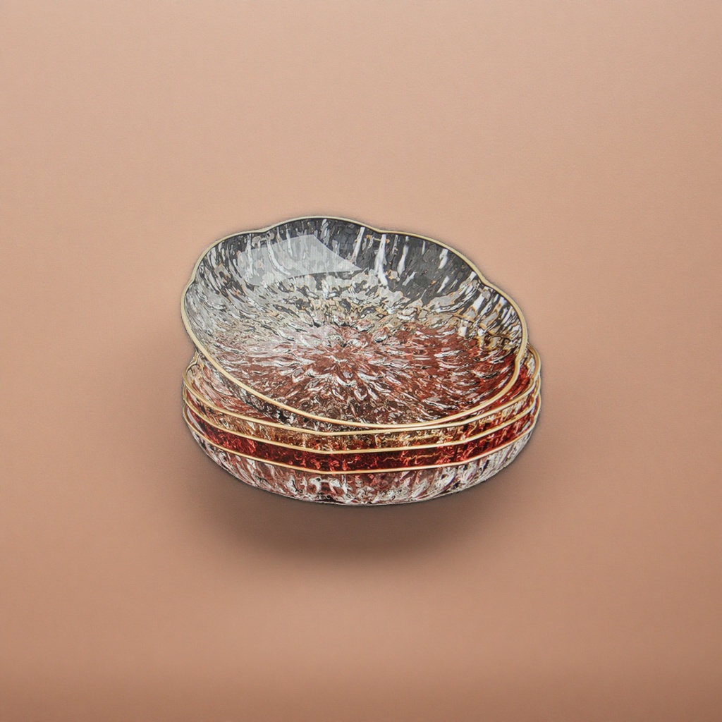 花纹陶瓷碗 家用简约餐碗 防烫加厚碗具产品图