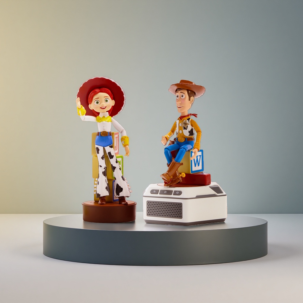 Lawson Mini Woody Tris Robot Toy Set Smart Trendy Play Base Device (Without base) Application Scenario