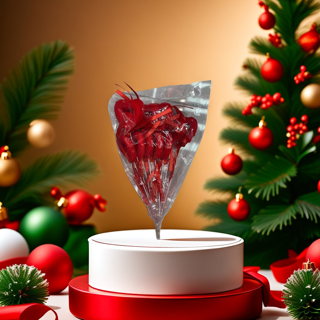 A romantic Valentine's Day gift with red heart-shaped candies, a festive wedding souvenir, and sweet blessings Specification image