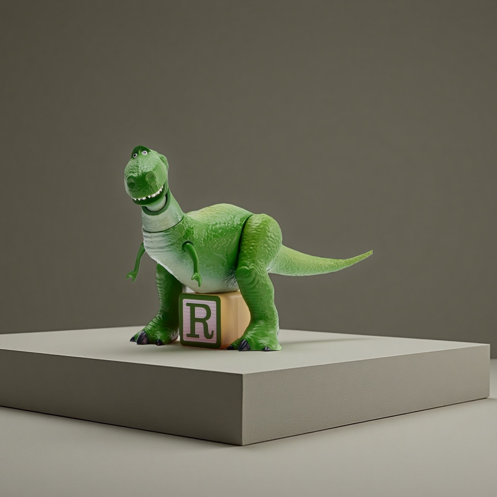 Lesen Green Dinosaur Robot Hug Dragon Mini Intelligent Robot (Without Base) Specification image