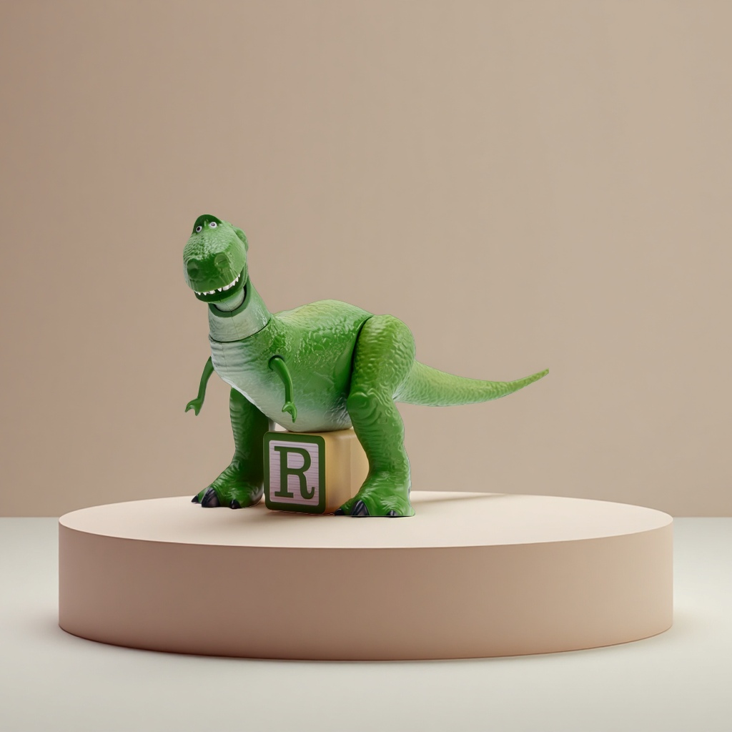 Lesen Green Dinosaur Robot Hug Dragon Mini Intelligent Robot (Without Base) Application Scenario