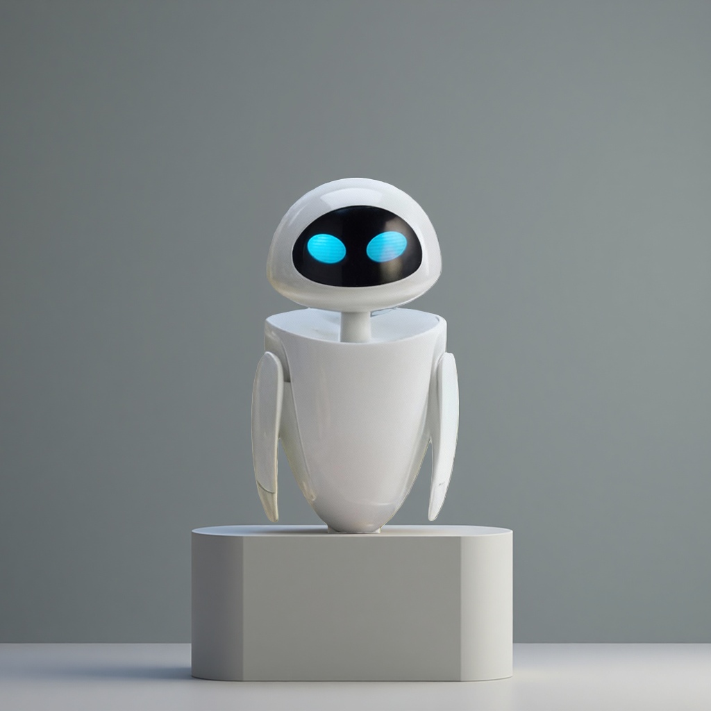 Lesen Mini Robot Eva Doll Movable Intelligent Interactive Toy (Without base) details Picture
