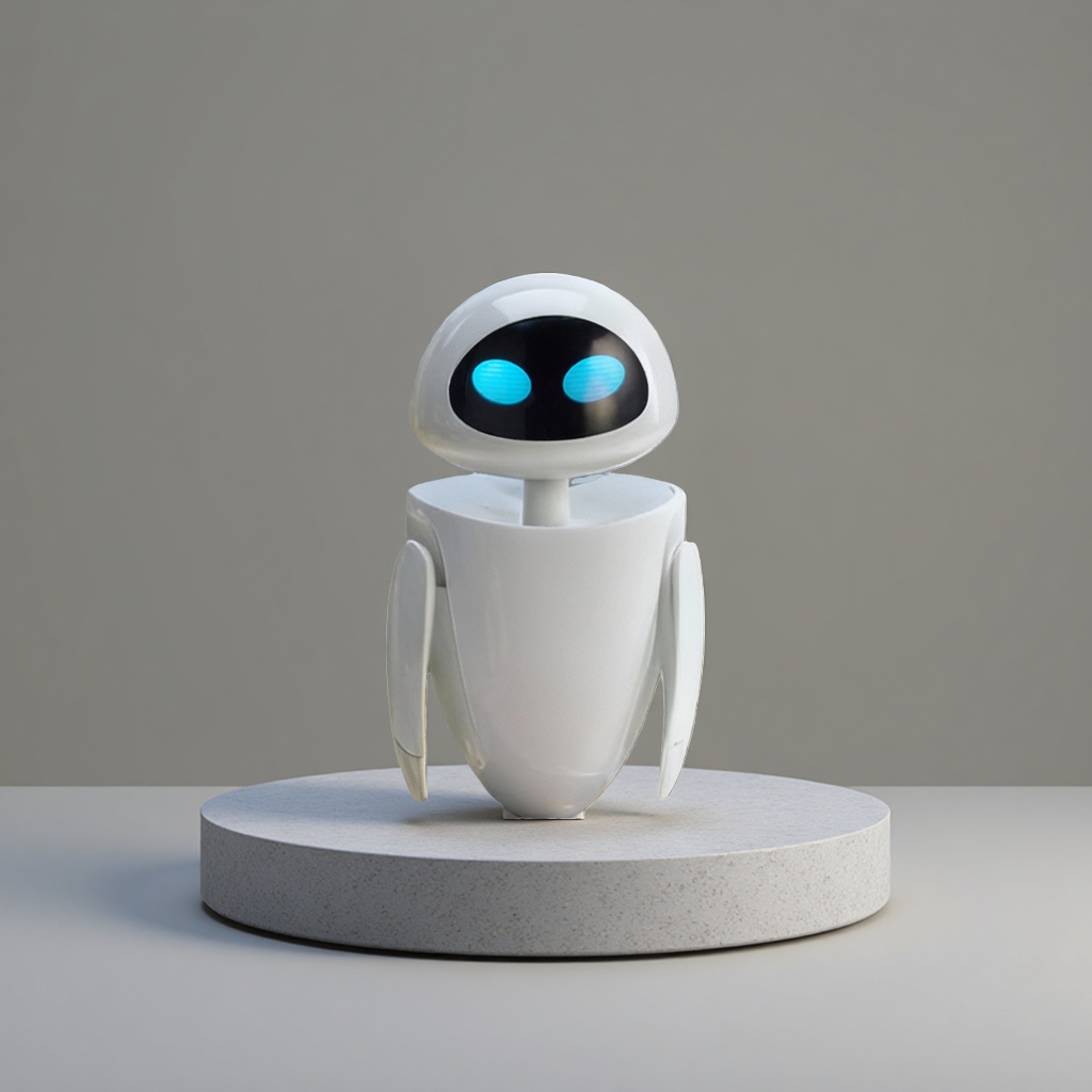 Lesen Mini Robot Eva Doll Movable Intelligent Interactive Toy (Without base) Specification image