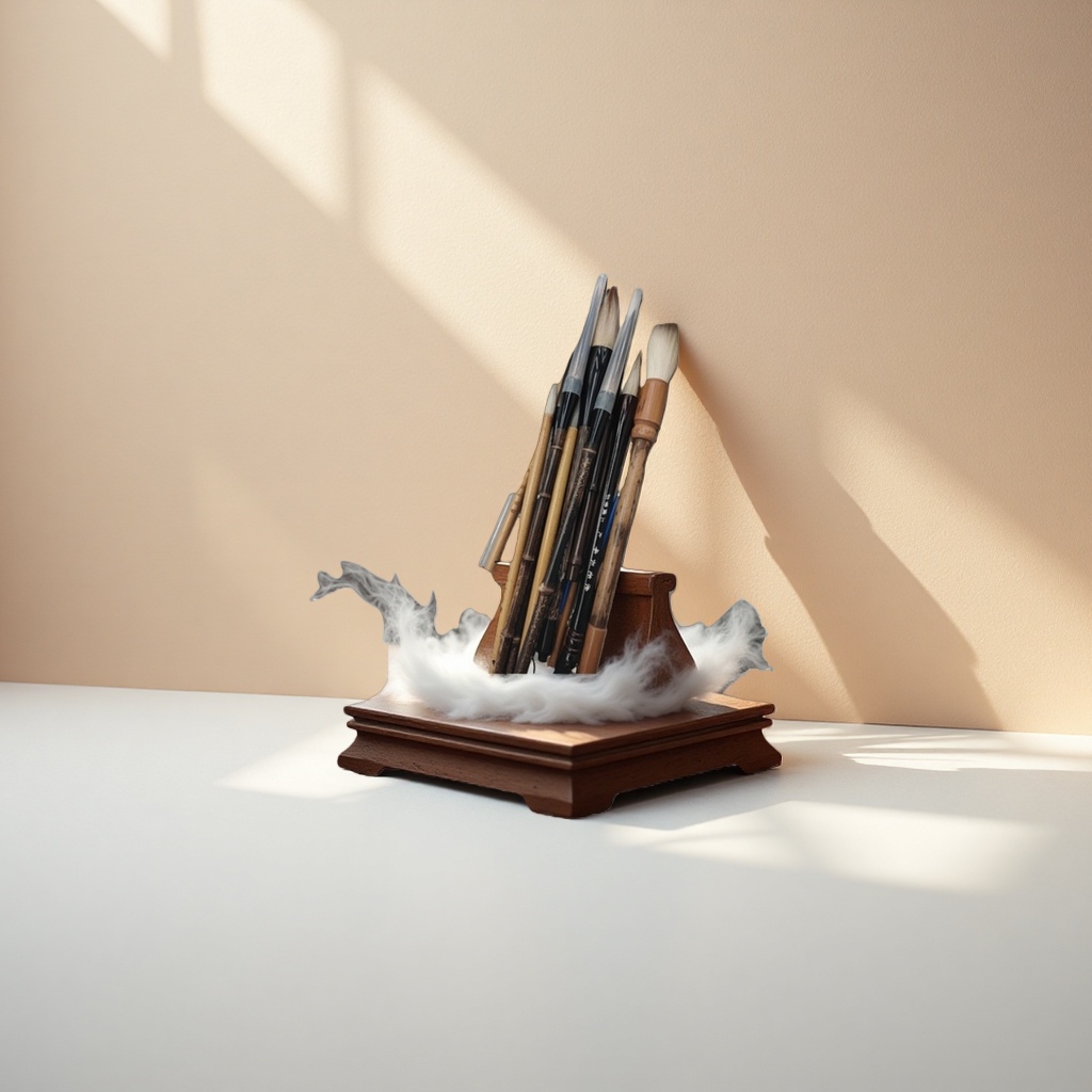 This pure wool small regular script brush is specially designed for beginners with fine tips and good elasticity Specification image