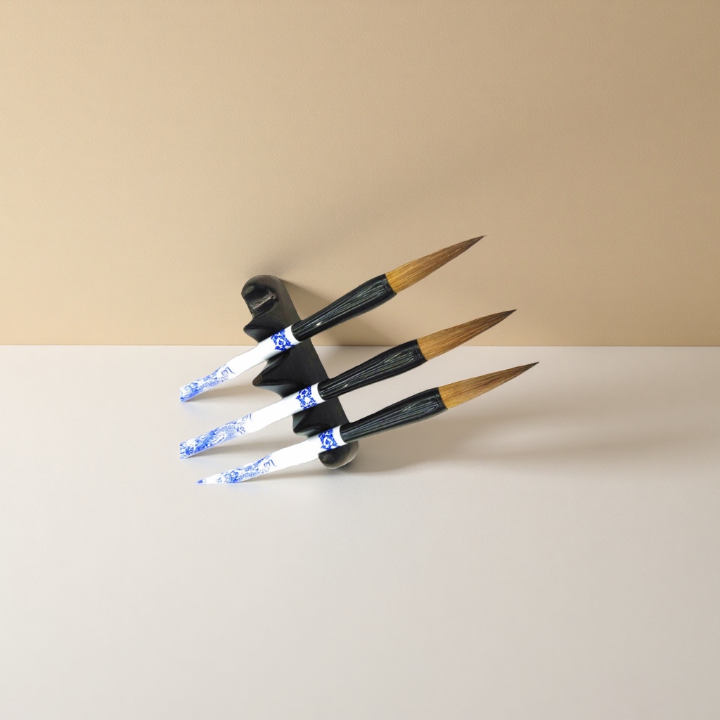 Calligraphy practice brush set, large, medium and small-sized dual-brush gift box Application Scenario