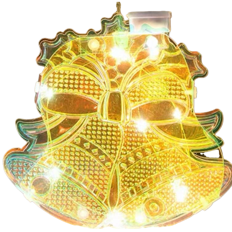 Luminous Christmas bell decorations, festival pendants, home ornaments, party decorations Item Picture