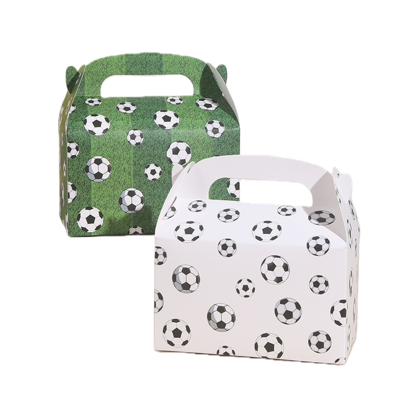 Football-patterned paper box packaging box, gift box, storage box, simple and creative desktop organization Item Picture