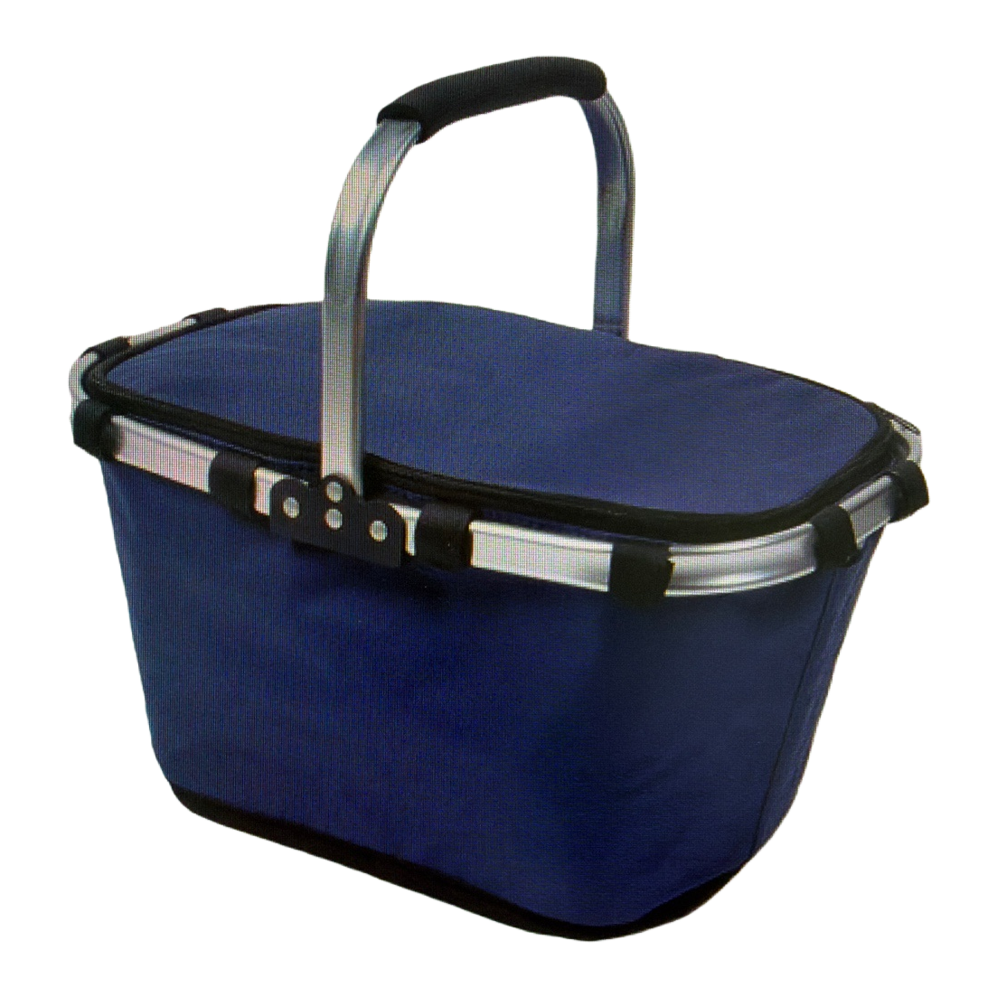 Azul portátil cestas refrigeradas mantener frío al aire libre picnic coche para el hogar Item Picture