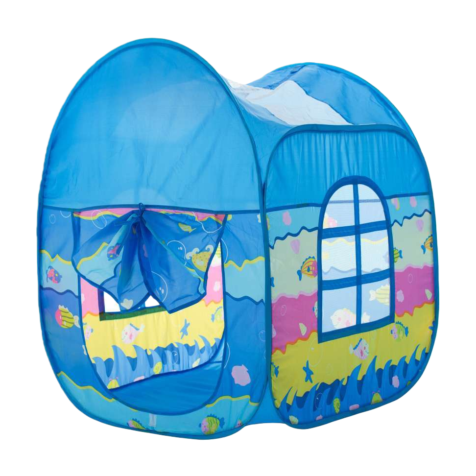 Children's tent with bear pattern portable baby play house, 1.2 meters high, safe and non-toxic Item Picture