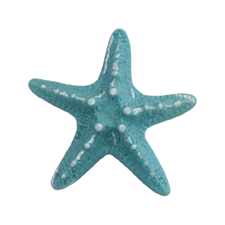 Blue starfish creative home decoration ornaments, ocean-style bedroom and living room desktop decoration Item Picture